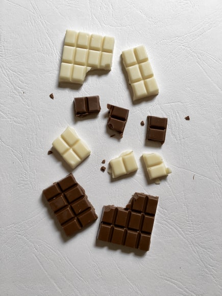 What are the different types of chocolate?